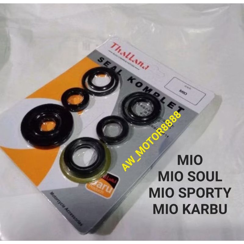 SEAL SIL MESIN KOMPLIT SET MIO / MIO SOUL / MIO SPORTY / MIO KARBU SEAL SIL KIT MESIN KOMPLIT SET (T