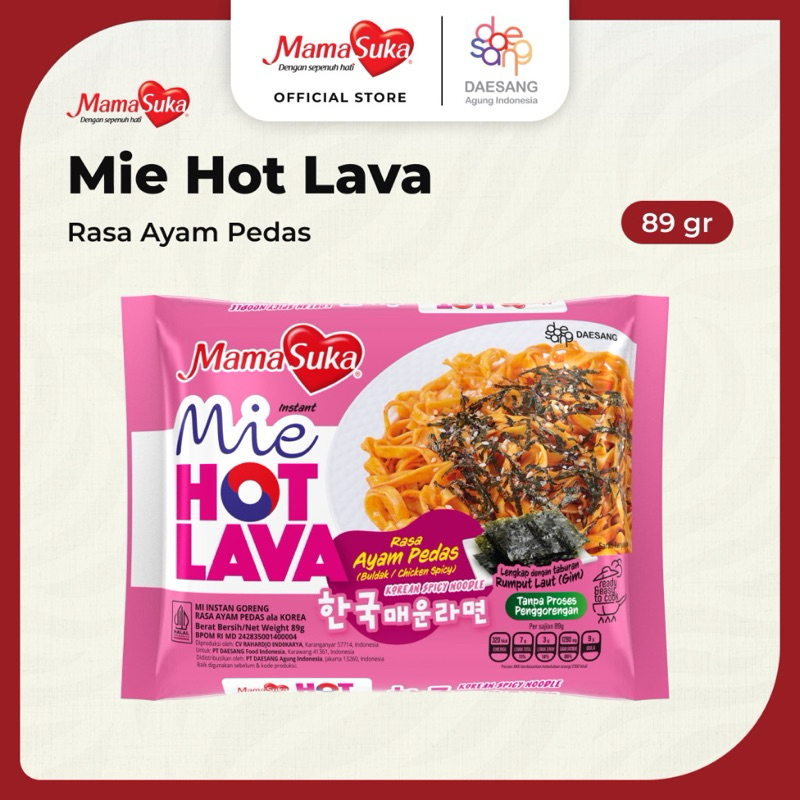 

Mamasuka mie hot lava 89g