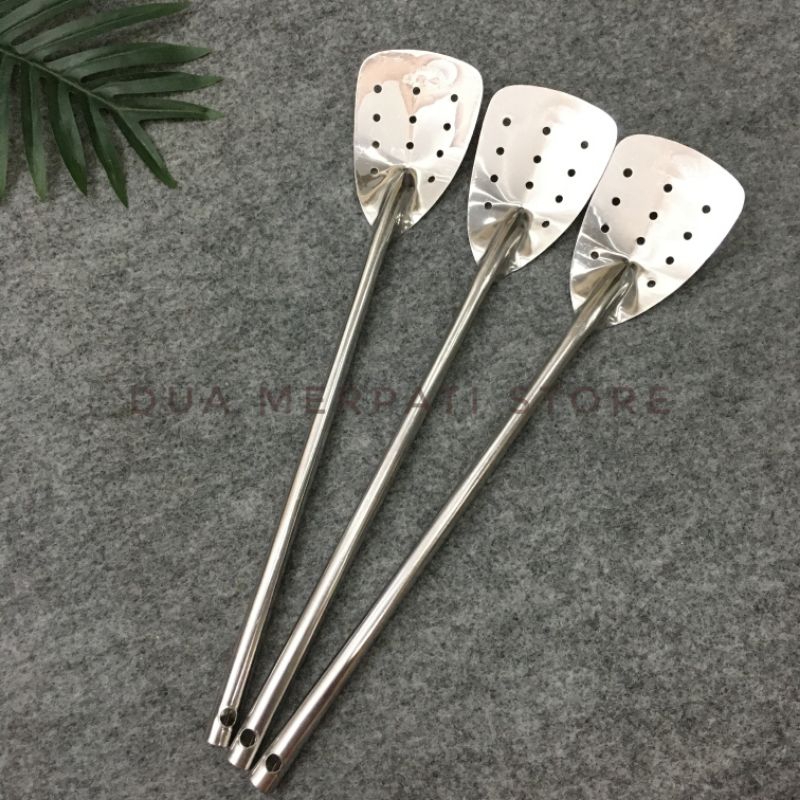 Sutil / Sutil Stainless Lubang / Spatula Sedang Tebal