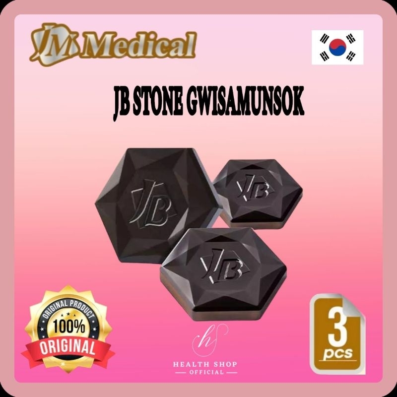 Batu Gwisamunsok JEIDO POWER WTONE Batu Kesehatan Asli ORIGINAL Batu Segi Enam Gwisamunsok