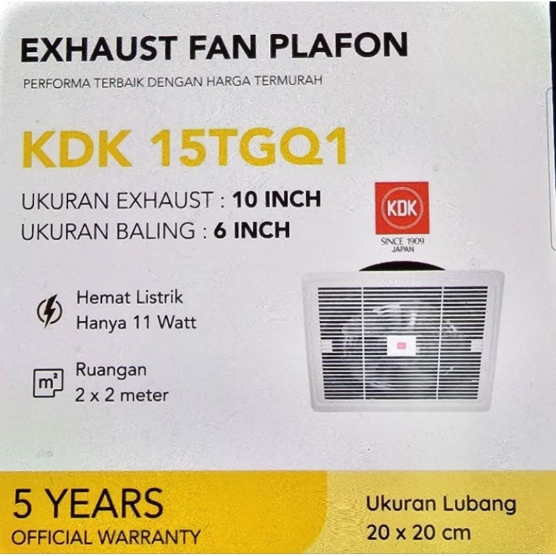 KDK CEILLING FAN 6" KDK 15 TGQ