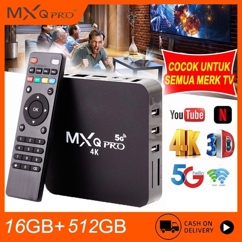 Latest Android Box 4K TV Box 16gb Ram 512gb Rom TV BOX 2.4G Wifi Smart Tv Box Unlock Tv Box Android 