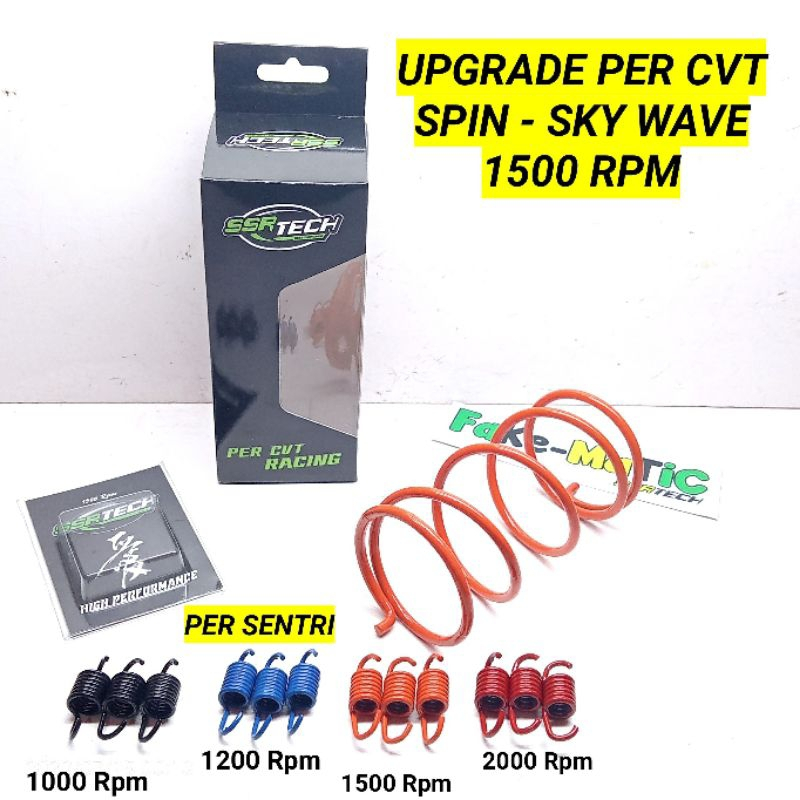 UPGRADE PER CVT PLUS PER SENTRI SUZUKI SPIN SKYWAVE 1500 RPM