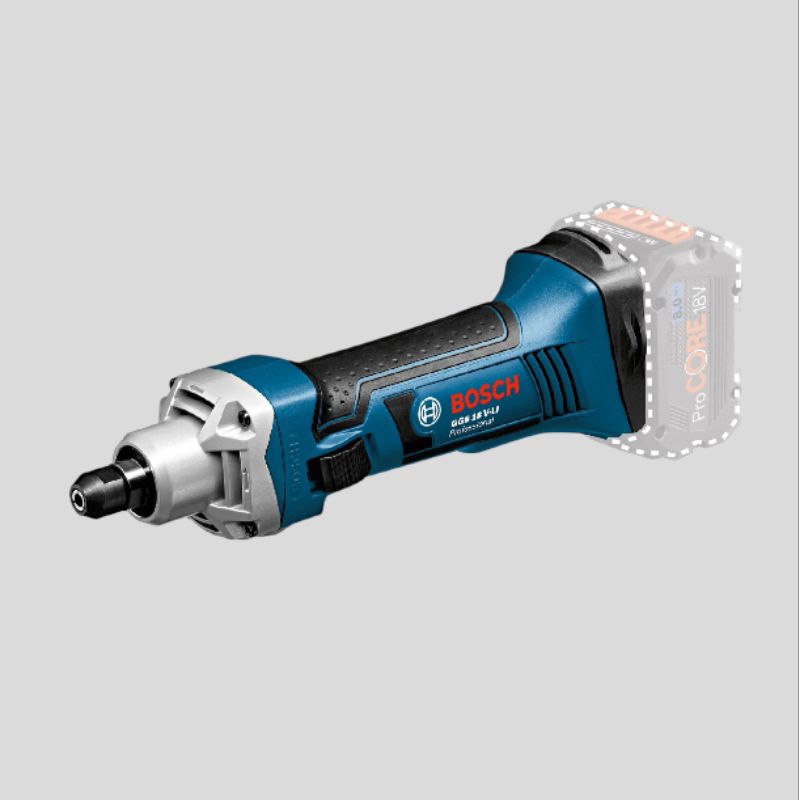 Bosch GGS 18V Li Gerinda Lurus Bor Tuner Bosch Cordless Baterai 18V