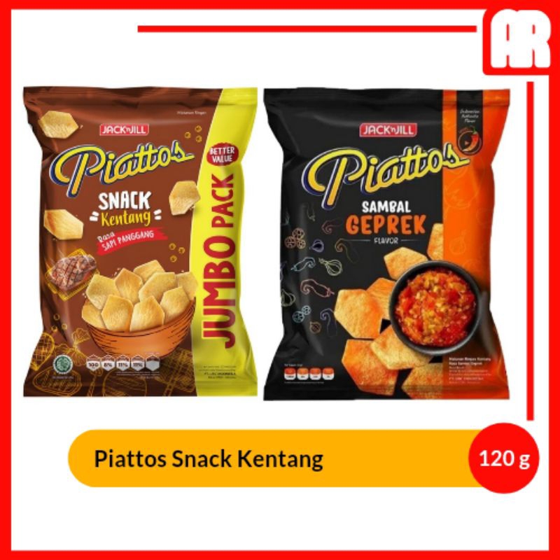 

Piattos Snack Kentang 120g Snack Makanan Ringan | AR Ostore