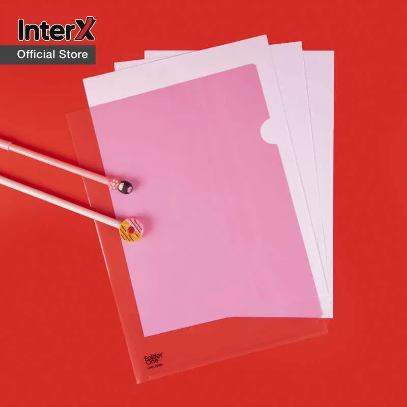 

MAP L A4 Bening FOLDER ONE Map Plastik per Lusin