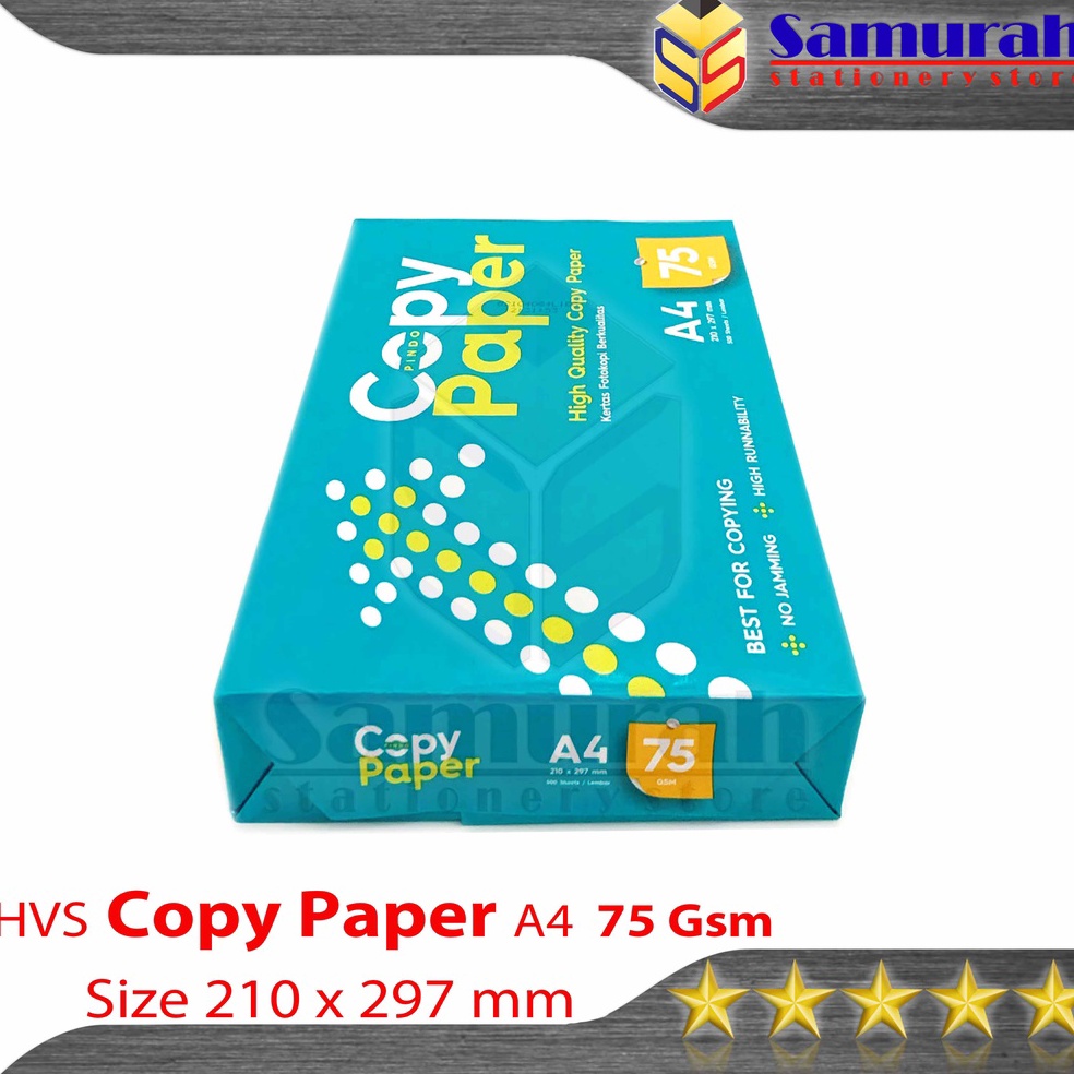 

Diskon Kertas HVS Copy Paper A4 75 Gsm 1 Rim HVS CopyPaper A4 75 Gram Kertas Print Hvs Putih CPB 75gsm Termurah 38