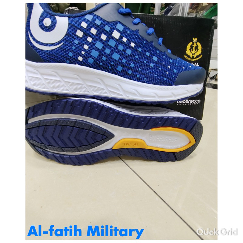 Sepatu Poral  TNI AL Jata Bocorocco | Sepatu Olahraga TNI AL Terbaru jata pembagian