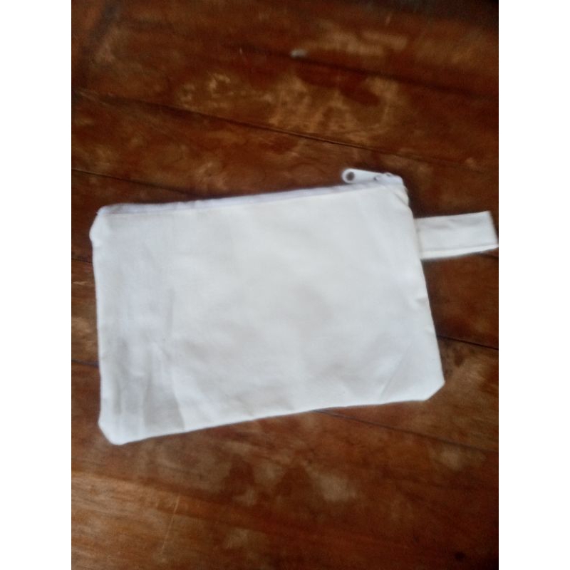 

Pouch / Dompet kanvas blacu tebal