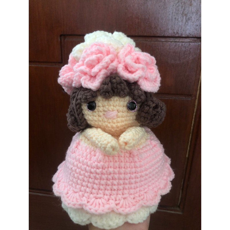 BUKET BUNGA RAJUT/BUKET BONEKA RAJUT