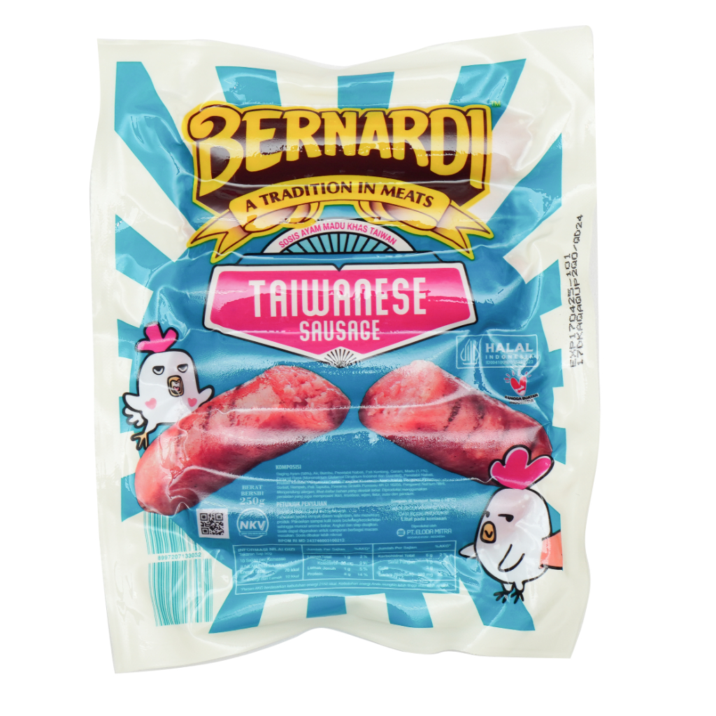 

[READY STOCK] BERNARDI SOSIS TAIWANESE 250gram