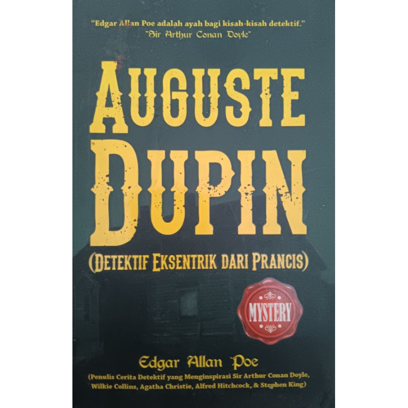 novel detektif karya Edgar Allan Poe - auguste dupin