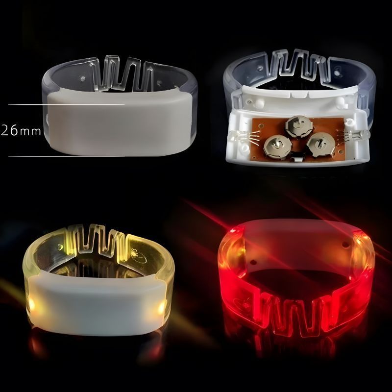 7 Warna Gelang Lampu Gelang Neon Konser Lampu Gelang Led Night Running -
