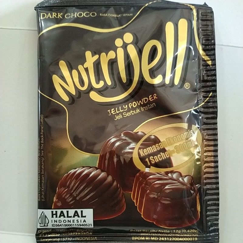 

NUTRIJELL DARK CHOCO(BARU) ,PER SACHET