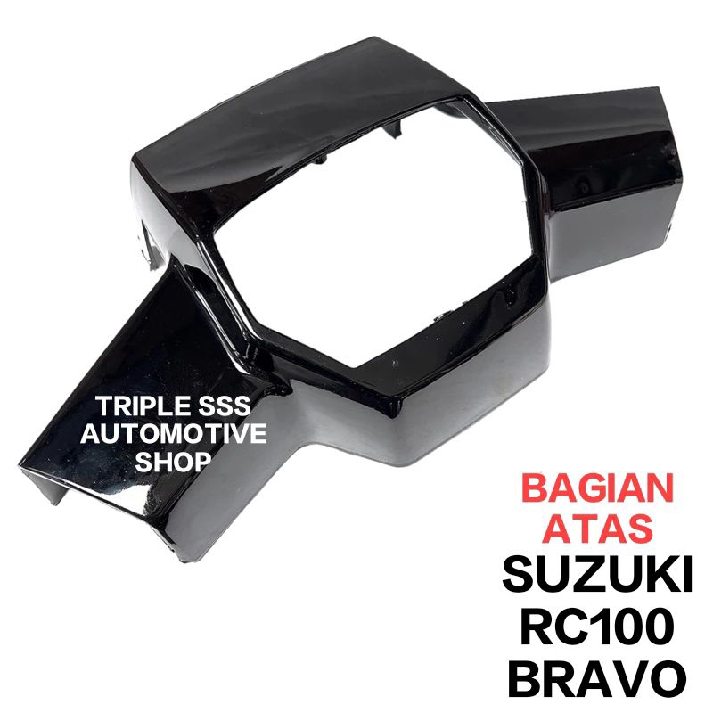 BATOK SET / TOTOK ATAS BAWAH SUZUKI RC 100 BRAVO RC100 HITAM