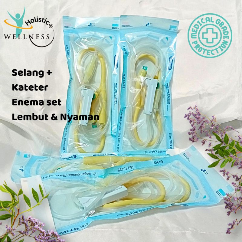 Selang kopi enema/enema set/selang kateter enema/kateter kopi enema/wadah kopi enema