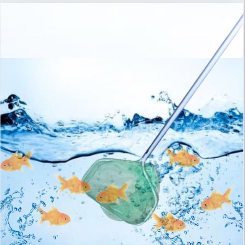 SEROK 30CM ALUMINIUM GAGANG 60CM SEROK JARING IKAN SEROK KOLAM AQUARIUM