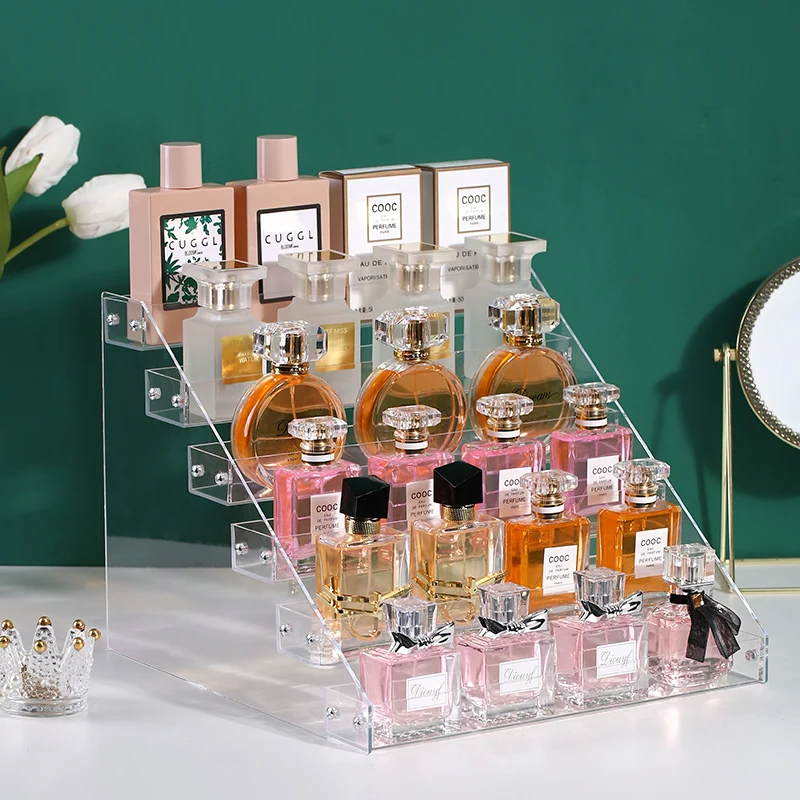 HANAFYU66 RAK AKRILIK 7 TINGKAT MULTIFUNGSI / RAK KOSMETIK ACRYLIC GRID / RAK COSMETIC ORGANIZER