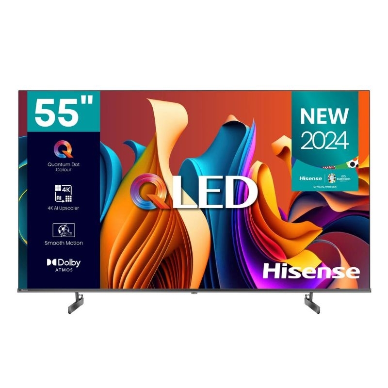 TV HISENSE QLED 55 INCH / 55" 4K UHD SMART GOOGLE TV HDR DOLBY