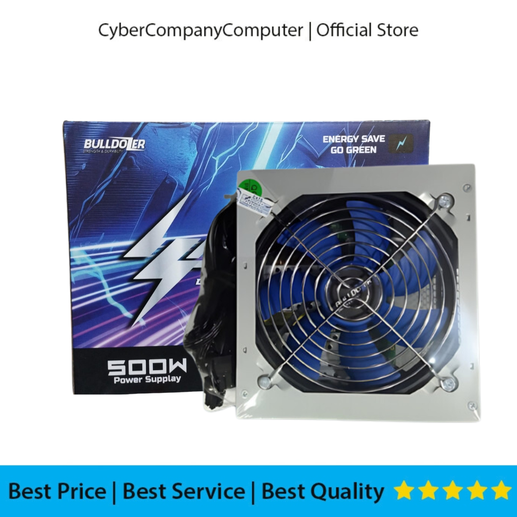 Psu 500 Watt 80 Plus - Power Supply Bulldozer 500w Thannos - PSU Komputer PC CPU