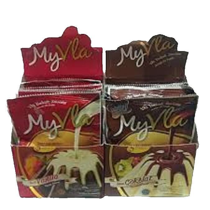 

My Vla Bubuk 1 Box isi 6 Sachet 60gr Instan Vanila - Coklat Nutrijell Bubuk Fla