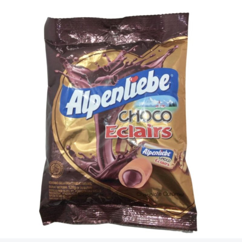 

ALPENLIEBE Permen Choco Eclairs chocolate caramel bag 126gr