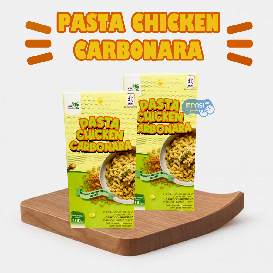 

SF PASTA CHICKEN CARBONARA / PASTA MPASI / MPASI BAYI