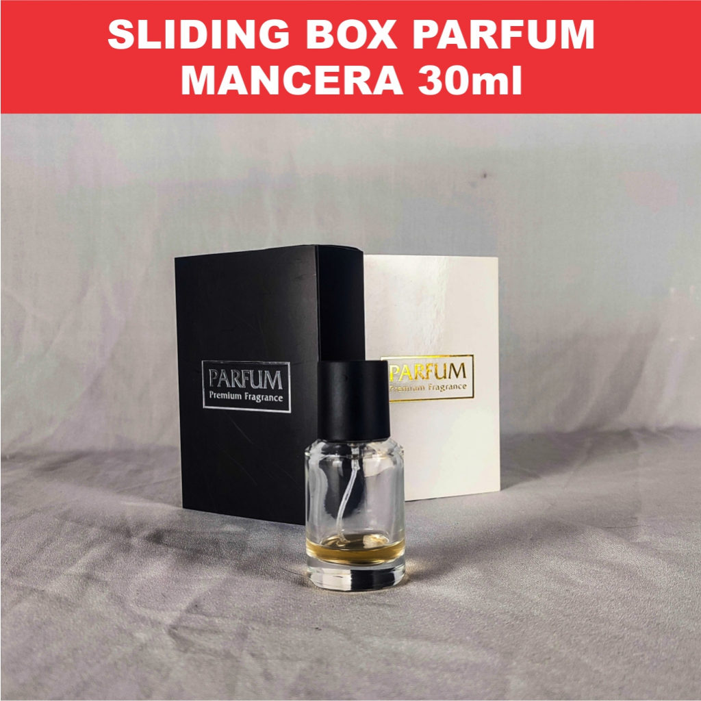 

Sliding Box Parfum untuk botol Mancera 30ml dan 50ml