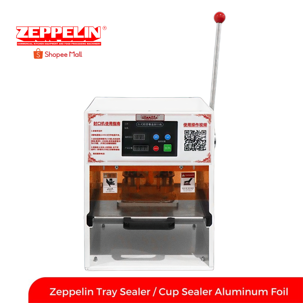 Zeppelin Tray Sealer / Cup Sealer Aluminum Foil