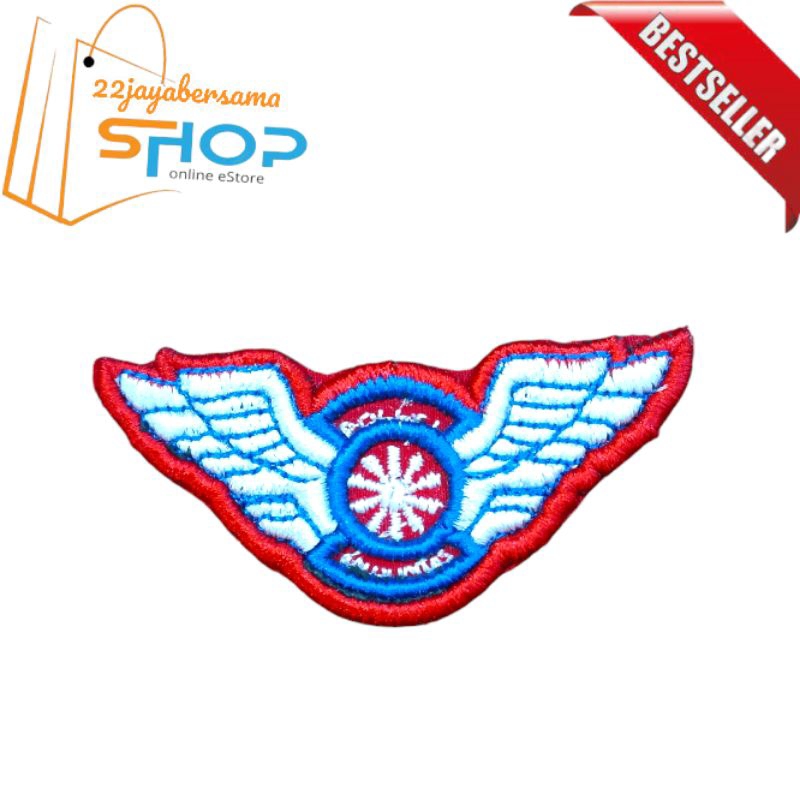 Wings POLRI | Pelopor POLRI Bordiran Timbul