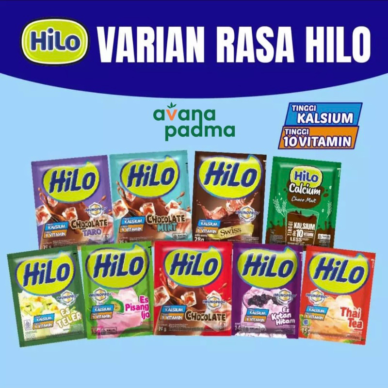 

Hilo Renceng (Isi 10/Renceng) (7 Varian Rasa) (14gx10)