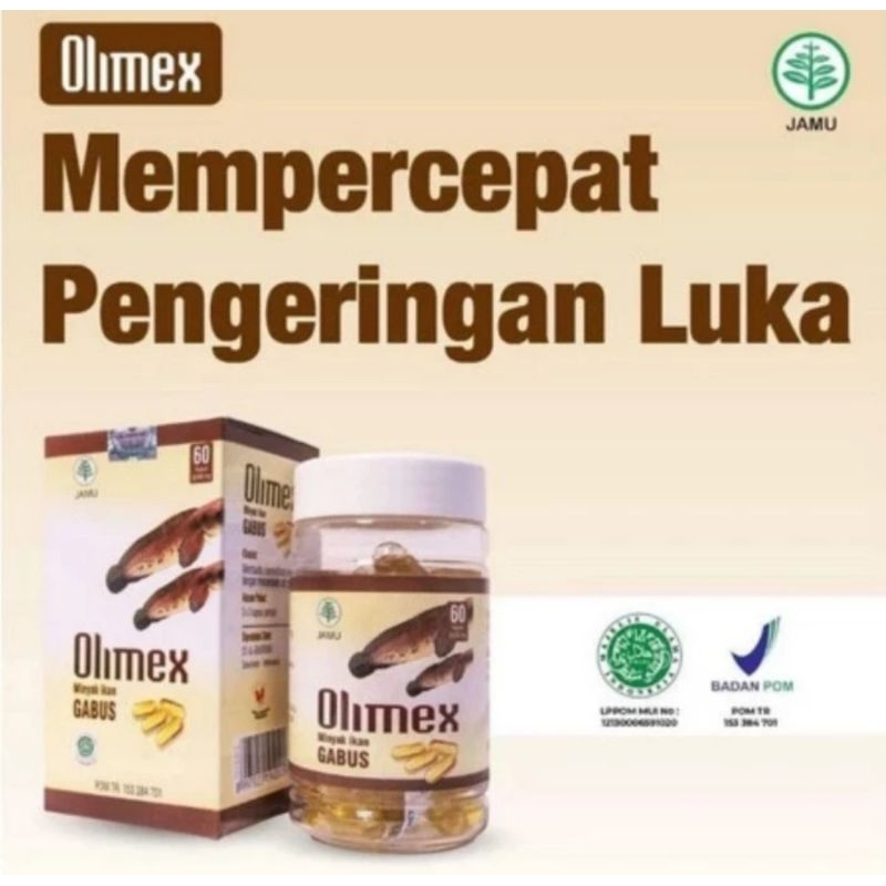 olimex minyak ekstrak ikan gabus