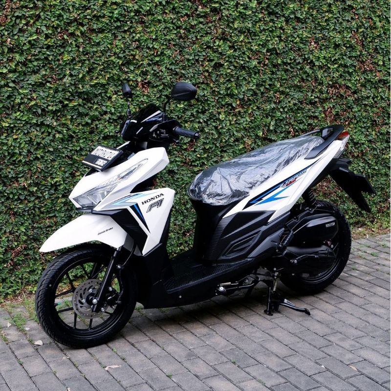 Striping Lis Sticker Standar Ori Honda Vario 125 putih 2016 Striping Vario 2016 125 putih biru
