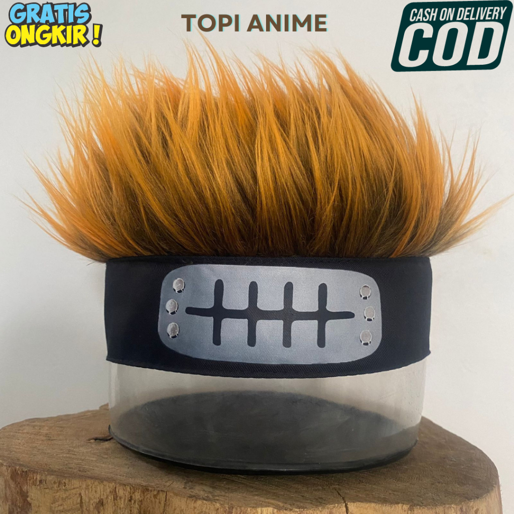 Ikat Kepala bandana naruto | Topi Rambut naruto dengan 4 warna