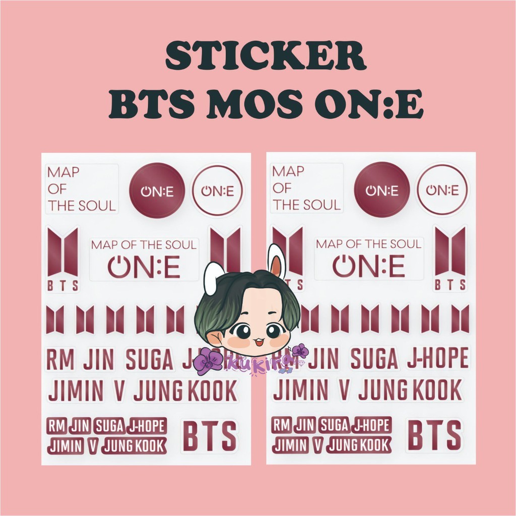 Sticker Army Bomb BTS Deco MOS ON:E | inacs.id