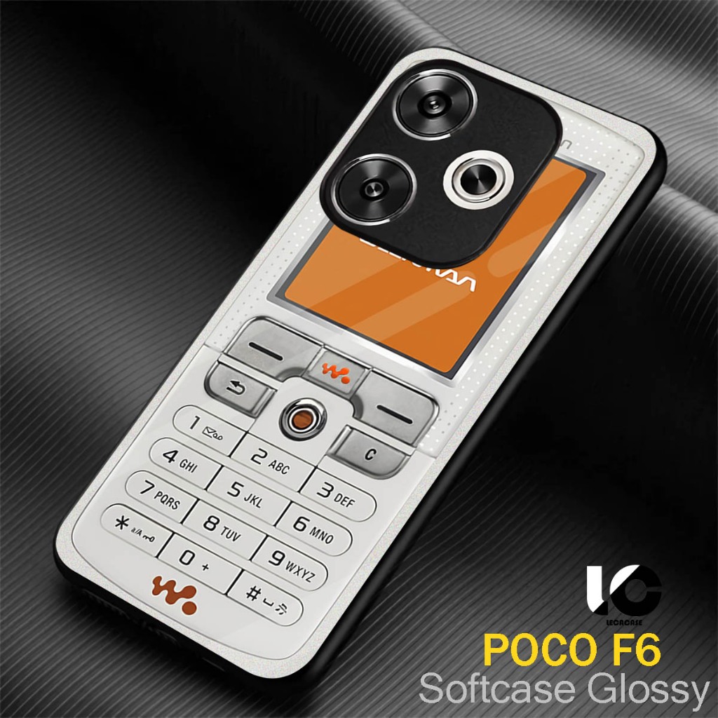 [LR38] Softcase Glossy Poco F6 Case Xiaomi Poco f6 Kesing Mika Silikon Silicon Pelindung Hp Sony Wal