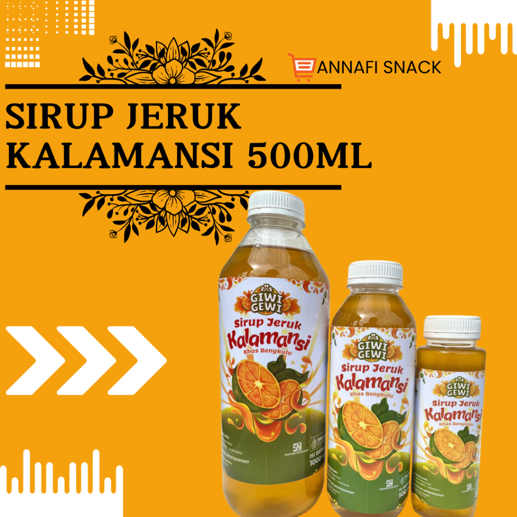 

SIRUP JERUK KALAMANSI 500ML KHAS BENGKULU // GIWIGEWI