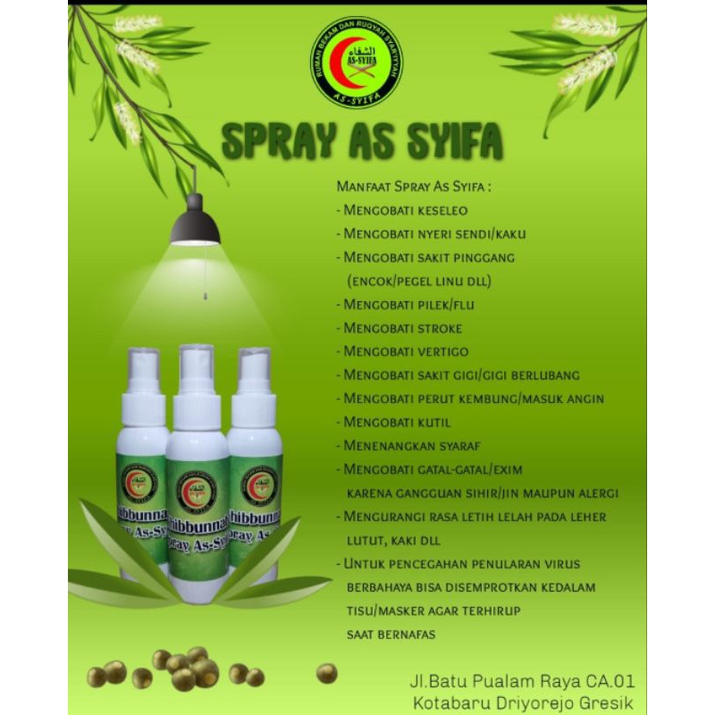 Spray As Syifa ThibbunNabawi Original