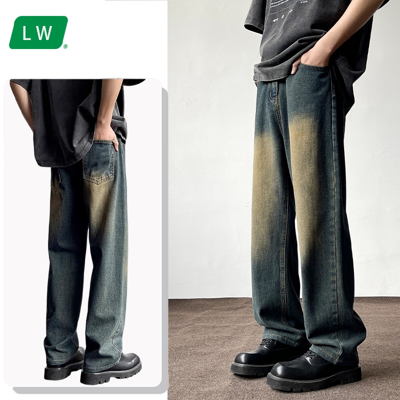 Celana panjang jeans pria celana jeans pria jumbo celana jeans pria standar korean style longgar