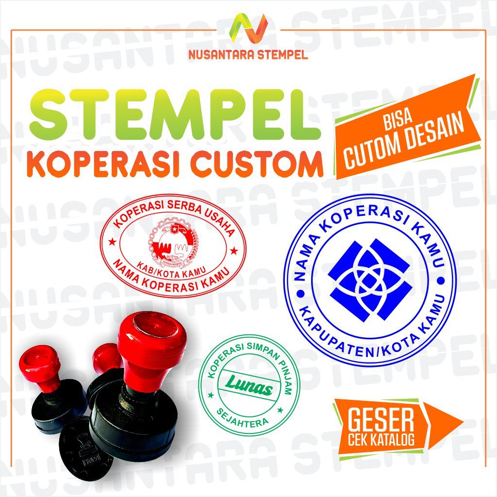 

Stempel Koperasi Cap Koprasi Custom Teks Desain