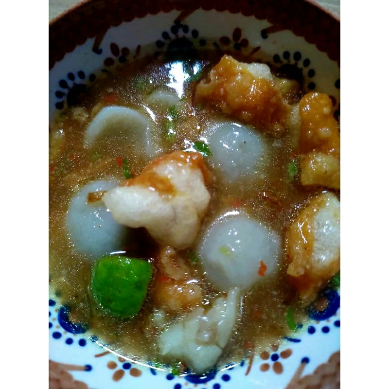 

bakso aci centhiny lembut tidak alot isi tetelan lengkap