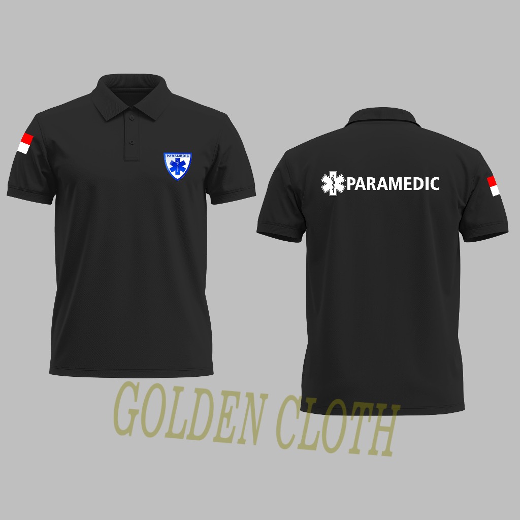 POLO SHIRT KAOS KERAH PARAMEDIC KEMENKES PERAWAT NURSE BAJU TENAGA MEDIS