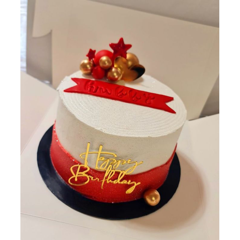 

cake custom merah putih