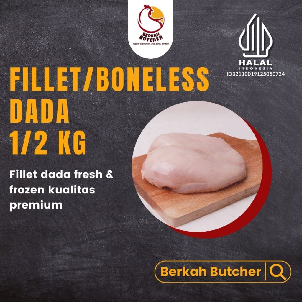 

Dada Ayam Fillet 500gr - Berkah Butcher