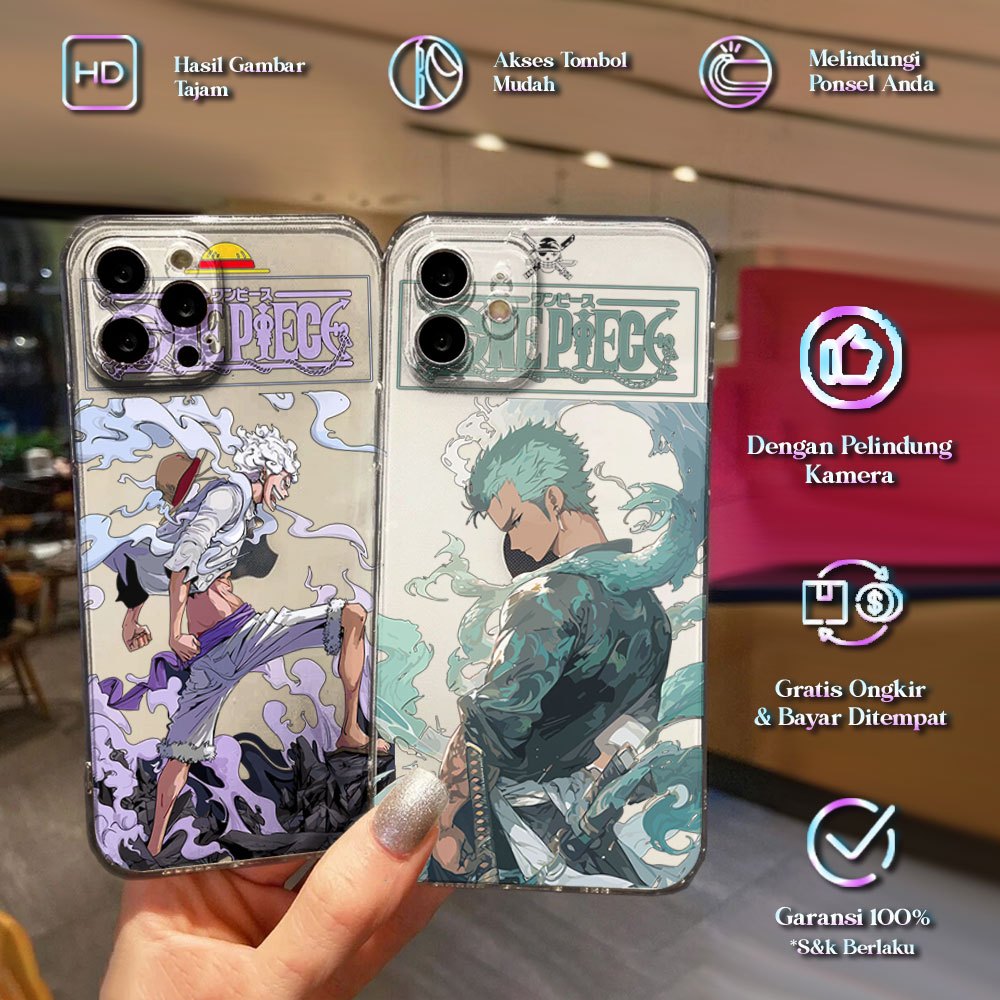 CASE VIVO S1 S1 PRO T1 5G T1 PRO 5G [LZ ONE PIECE ] - Clear Case Softcase Bening Tebal -  Casing Hp 