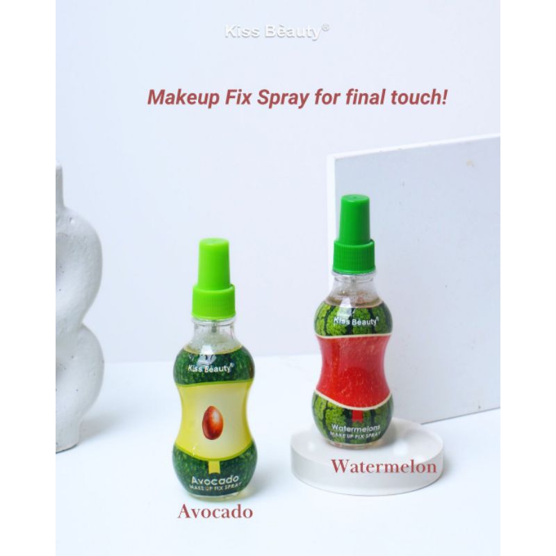 FIX SPRAY KISS BEAUTY FRUIT SETTING SPRAY MAKEUP FLAWLESS 2184ABC