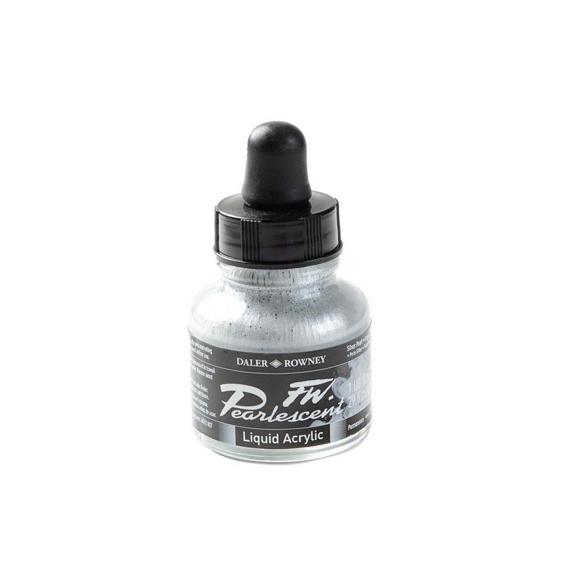 

Daler-Rowney FW Pearlescent 29.5ml Silverpearl- Cat Akrilik