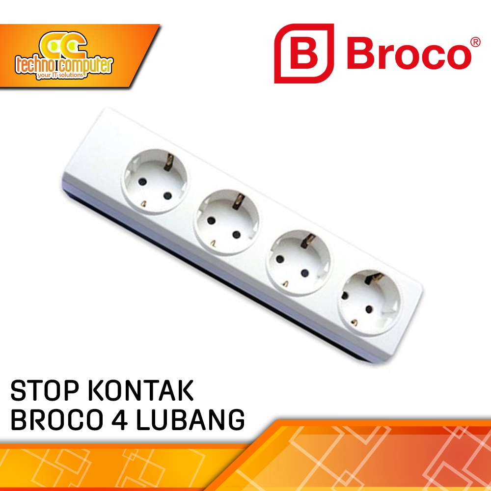 STOP KONTAK / TERMINAL BROCO 4 LUBANG