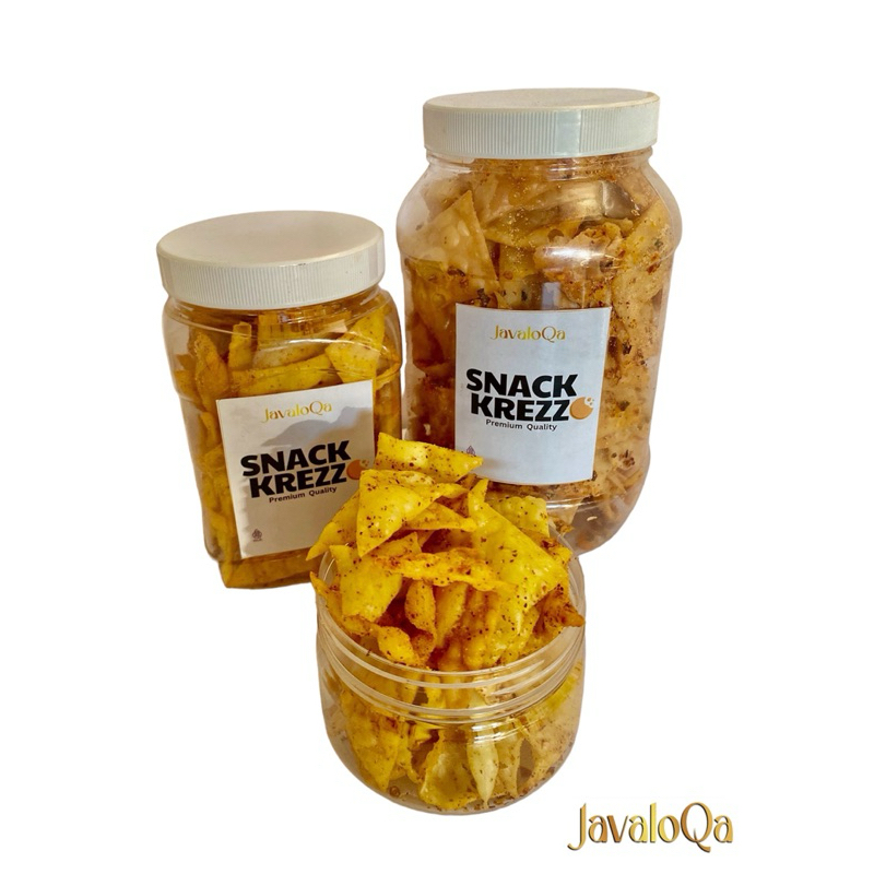 

JAVALOQA TOPLES 2L KRIPIK PANGSIT KREZz, KERIPIK KEMASAN JUMBO 2 L