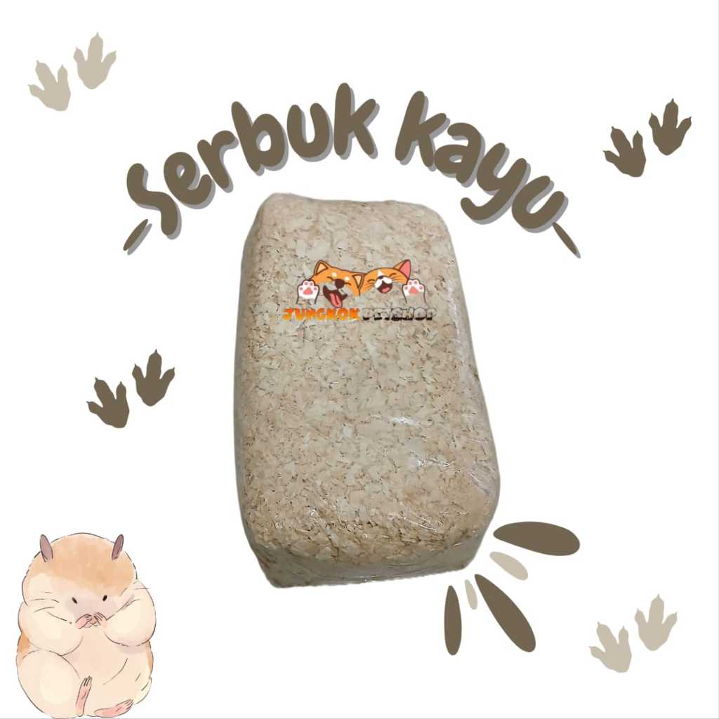Serbuk Kayu Hamster / Serbuk Kayu Kandang Hamster / Kebutuhan Hamster